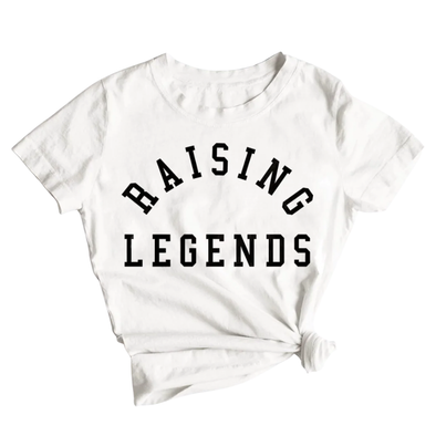 Ford and Wyatt - Women's RAISING LEGENDS™  Tee in White (S and XL)
