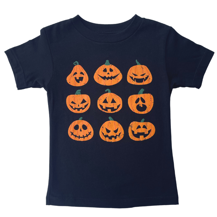 kids Halloween pumpkin t-shirt
