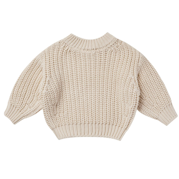 Quincy Mae chunky sweater natural
