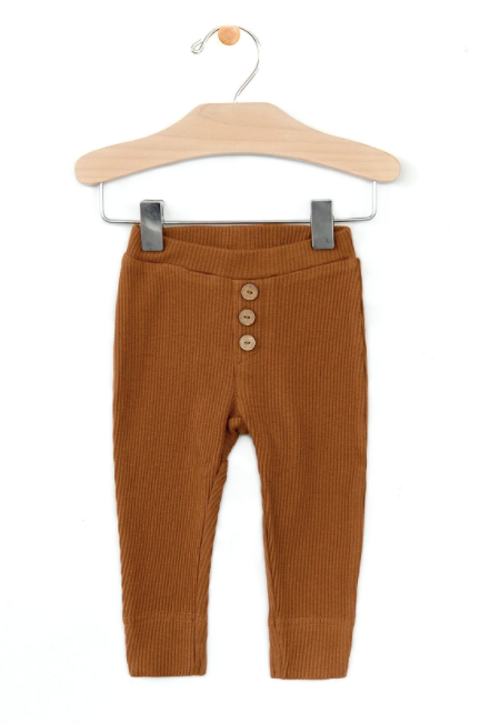 City Mouse - Baby Rib Cuff Pant in Toffee