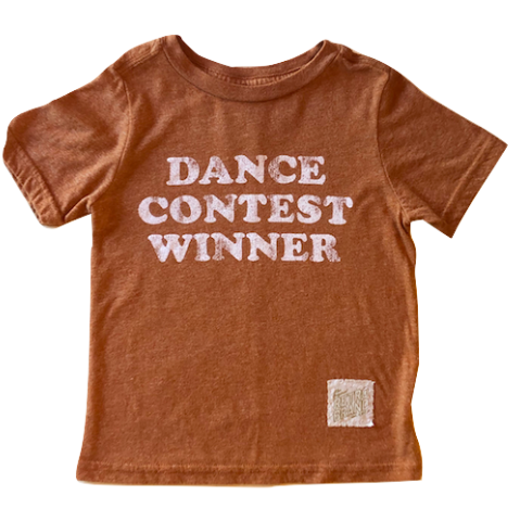 Kids Dance Contest Winner orange