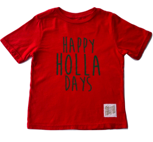 Retro Brand - Happy Holla Days in Red