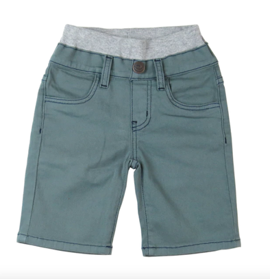 Hoonana stretch twill shorts sage