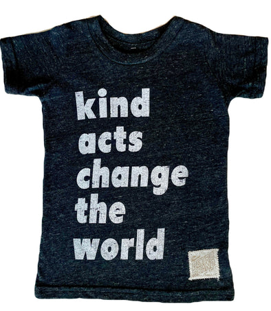 Kind Acts Change the World kids tee