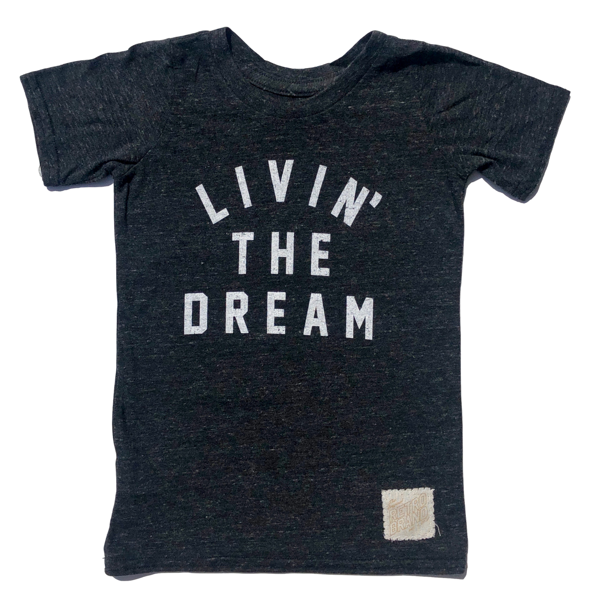 Retro Brand - Kids' Livin' the Dream Tee in Charcoal | Roman & Leo ...