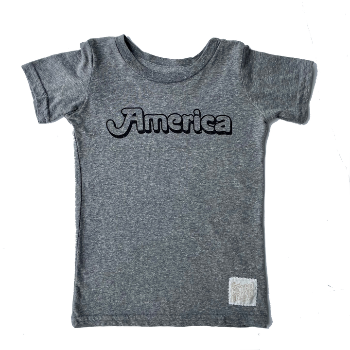 kids AMERICA tshirt grey