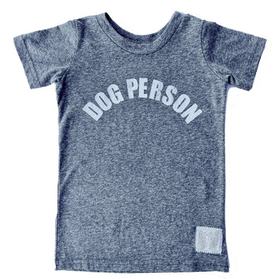 Dog person kids shirt
