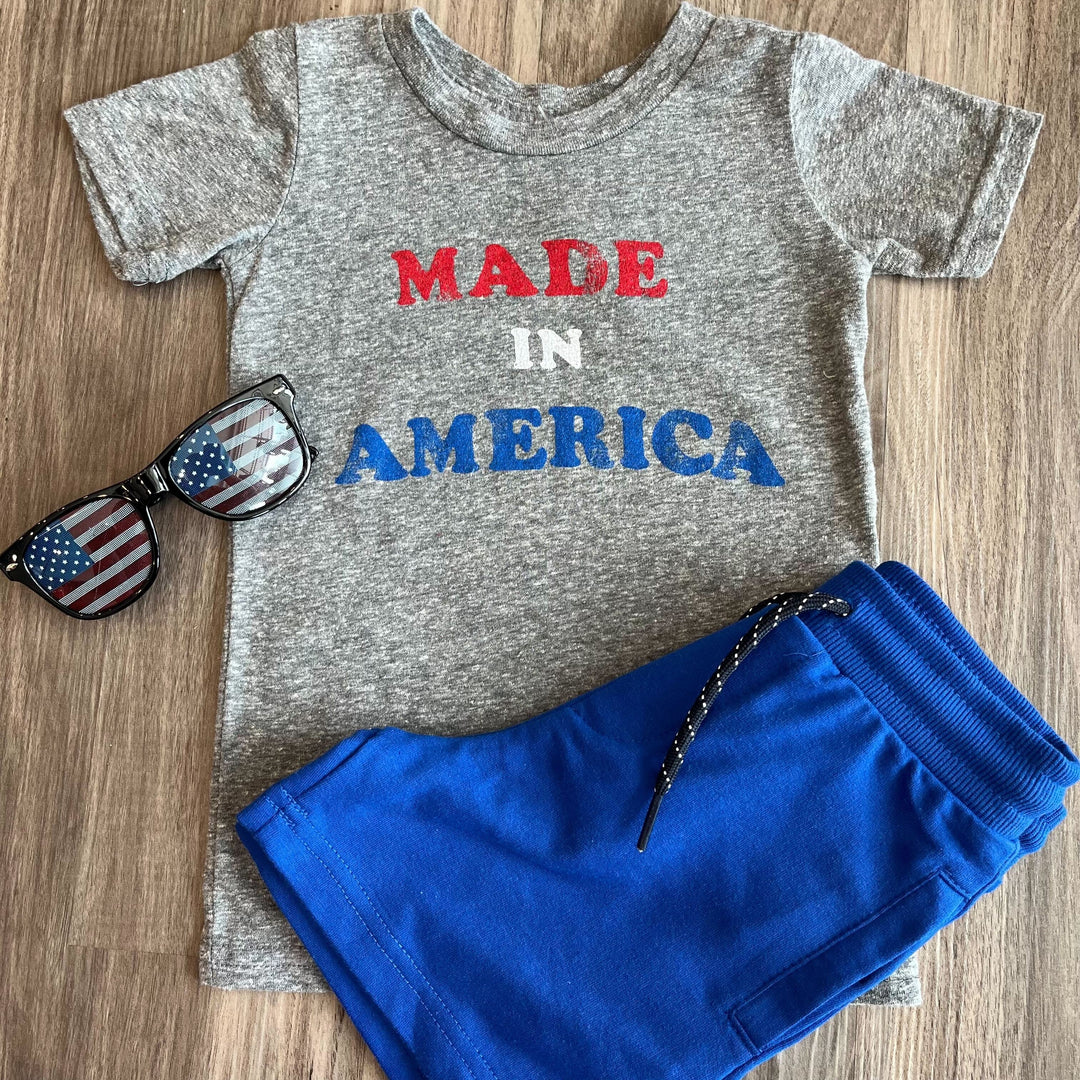 Made in AMerica kids tshirt