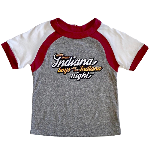 with them in Indiana boys kid tee