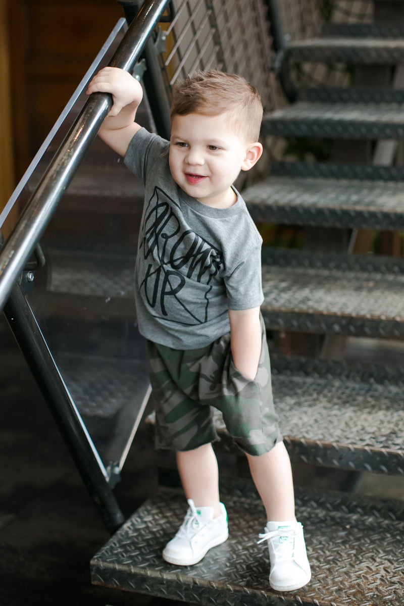 Don't Grow Up kids tee heather grey | Roman & Leo – Roman & Leo | Cool ...