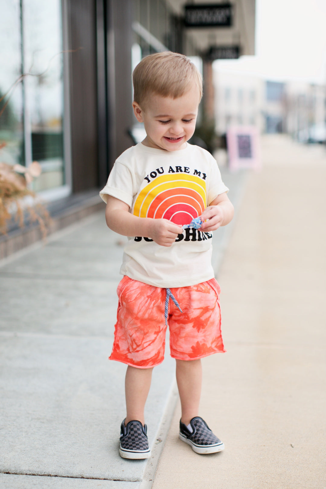 Appaman - Brighton Shorts in Lava Tie Dye