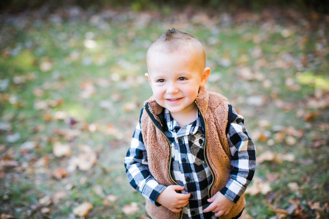 Little Bipsy - Sherpa Vest in Camel