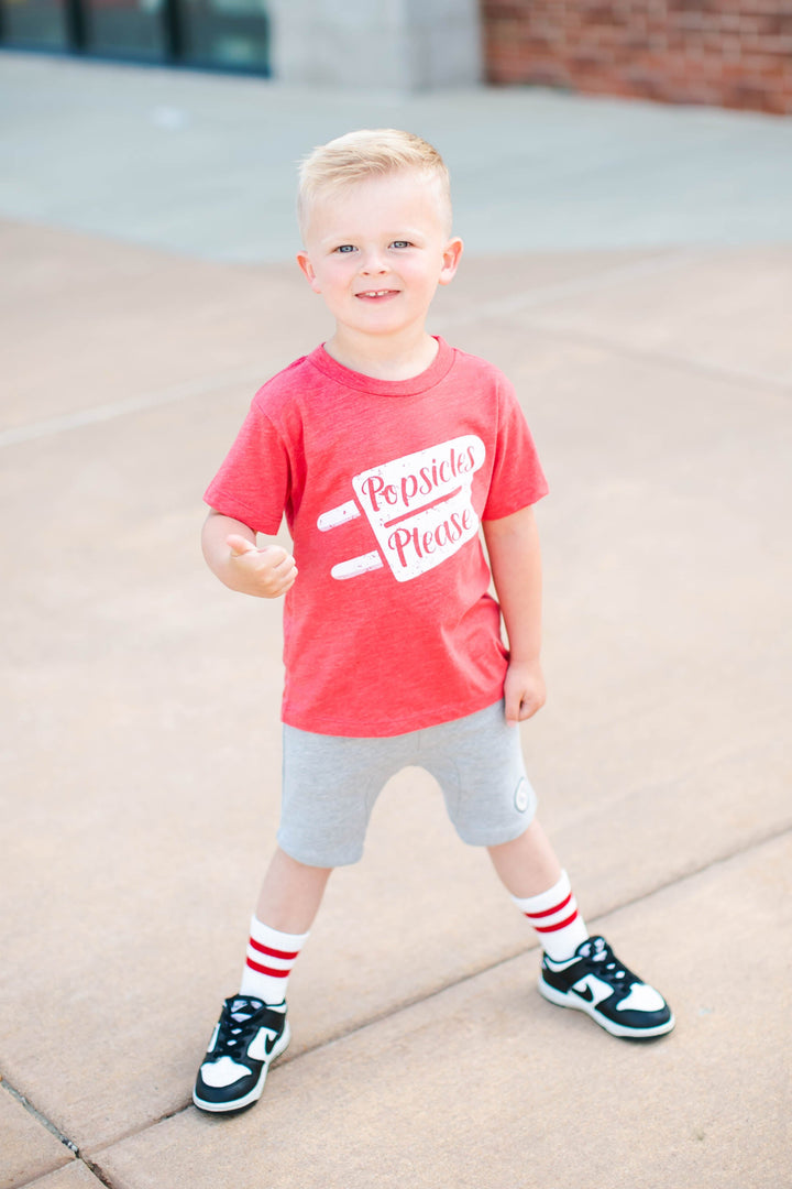 Kickin It Up Socks - White w/ Red Stripes