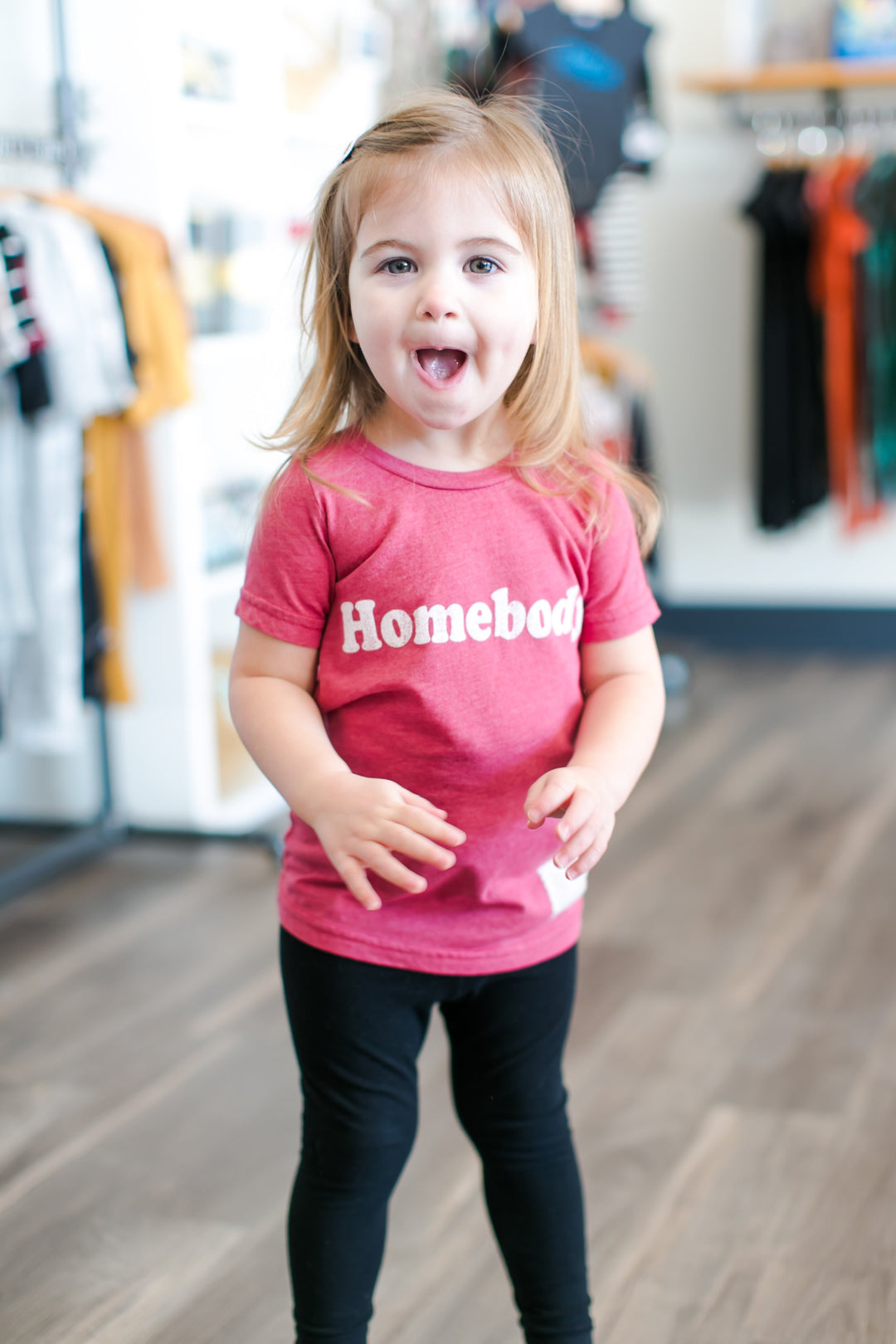 Retro Brand - Homebody Tee in Heather Red