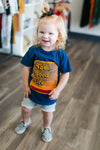 Tiny Whales the Good Life blue tee