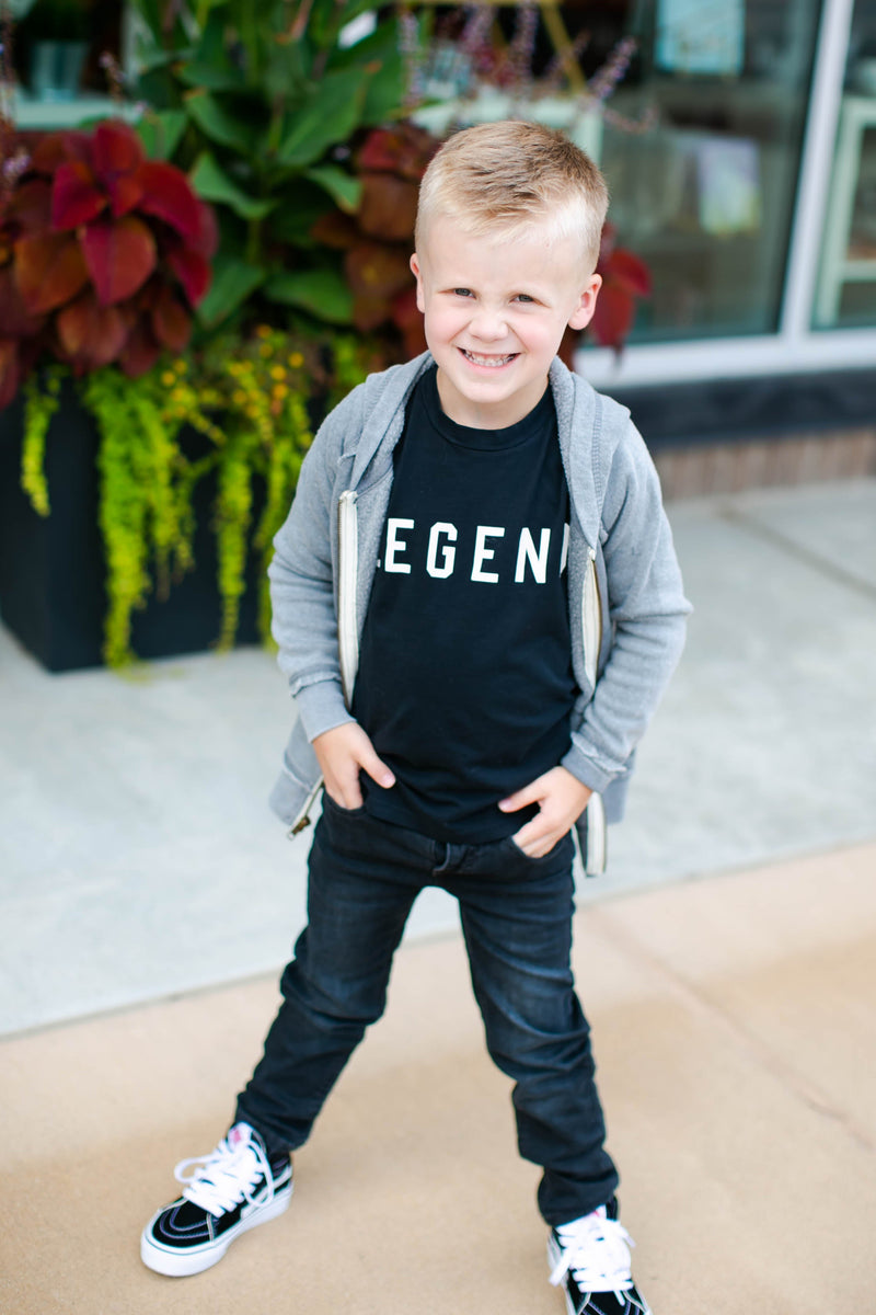 Ford and Wyatt - LEGEND Tee in Black – Roman & Leo | Cool, Trendy Boys ...