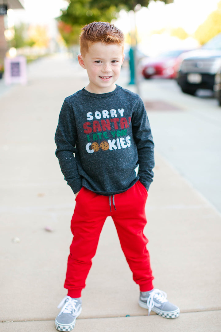 Mayoral - Boys Sweat Pant Joggers in Goji Red