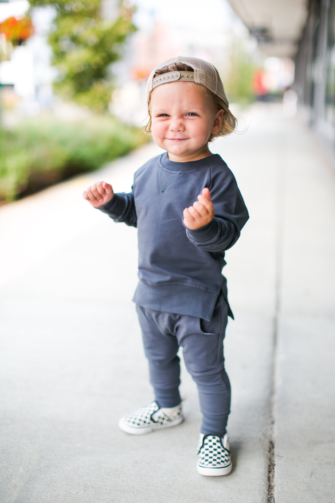 Little Bipsy Slate blue joggers