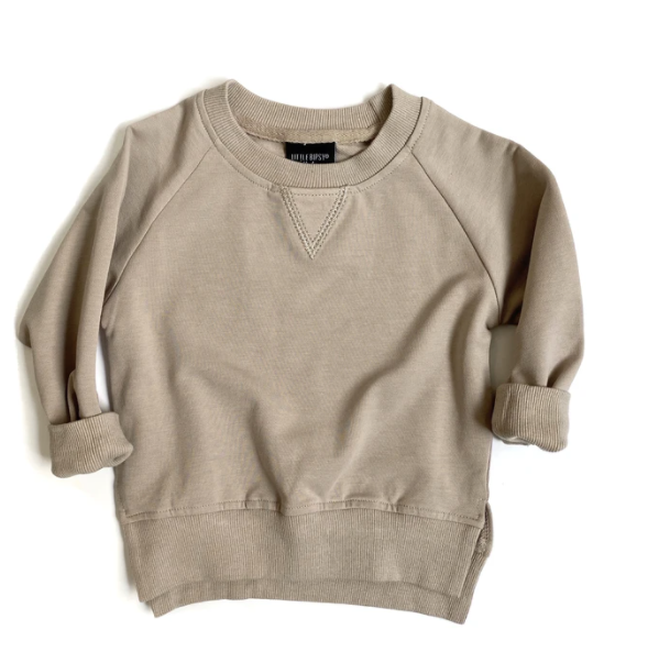 Little Bipsy taupe pullover
