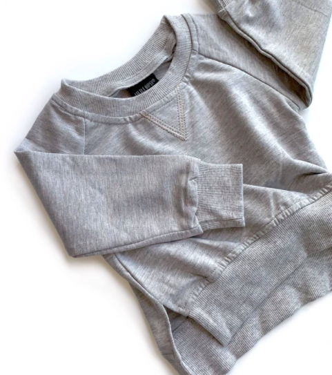 Little Bipsy - Pullover Sweatshirt in Grey