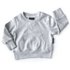 Little Bipsy pocket pullover heather grey