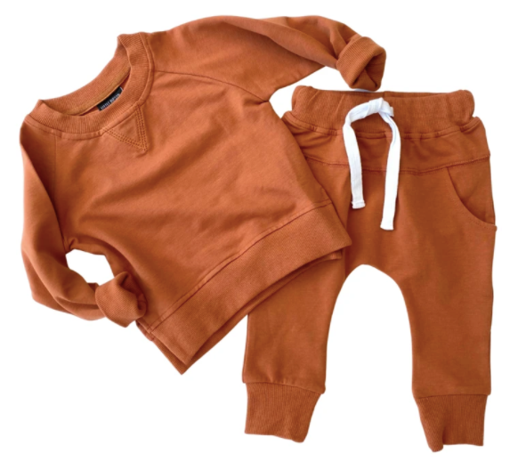 Little Bipsy - Pullover Sweatshirt in Rust
