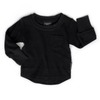Little Bipsy waffle top black