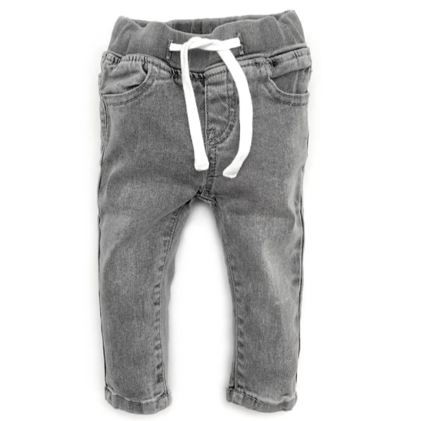 Little Bipsy grey wash denim