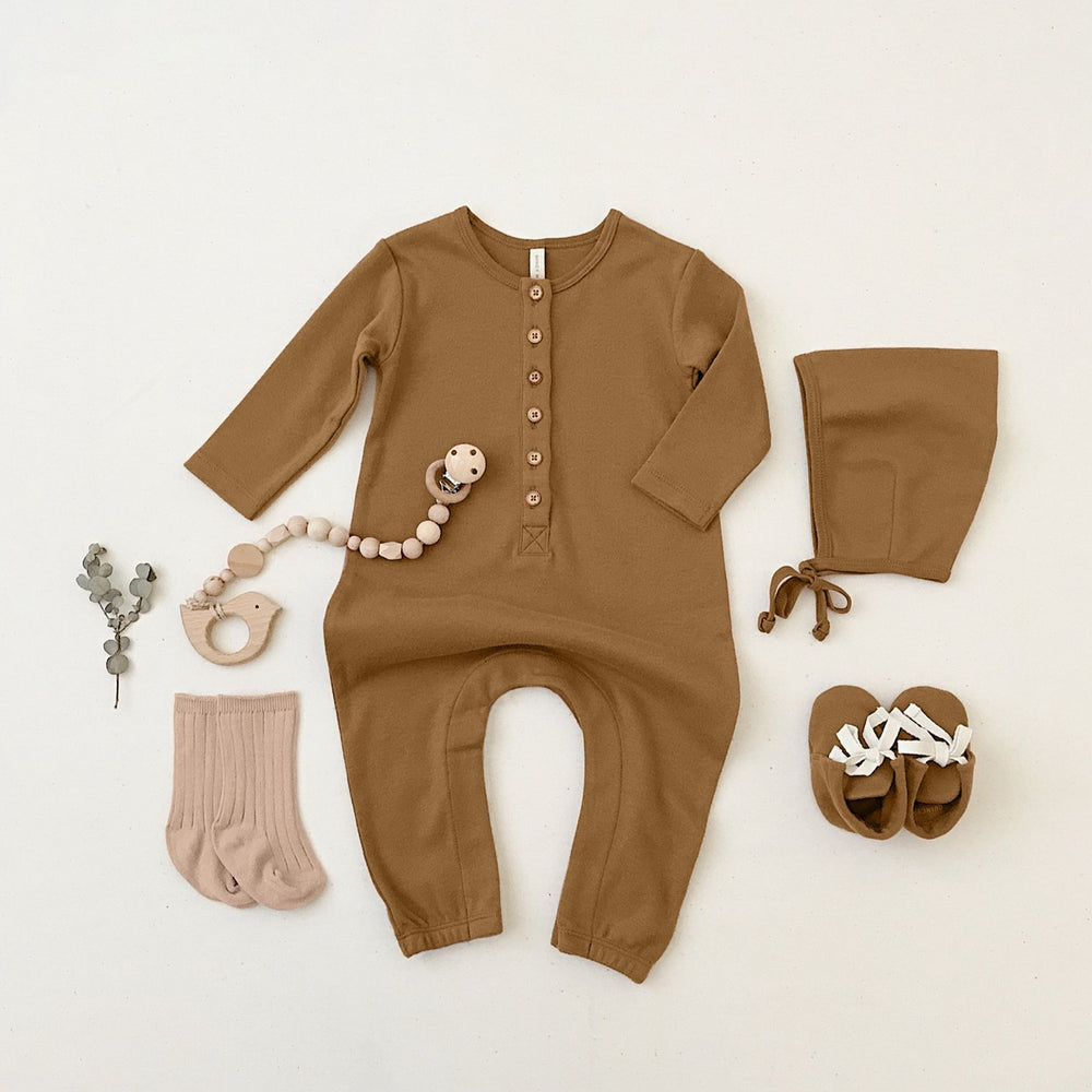 QUincy Mae walnut jumpsuit
