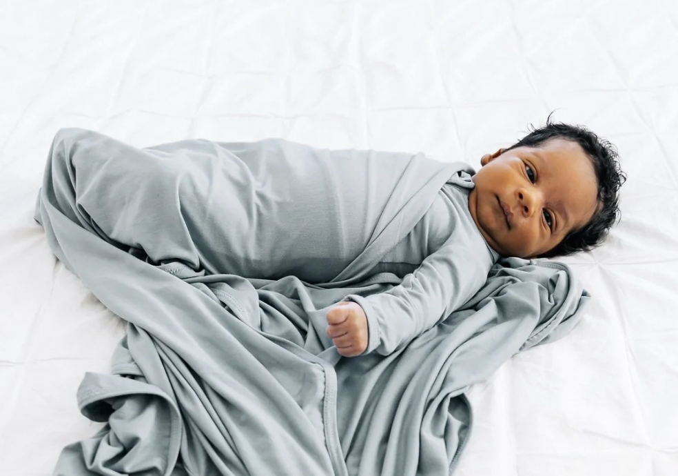 Lou Lou & Company blue baby gown