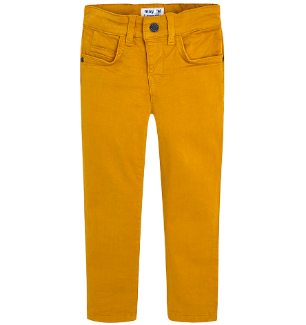 Mayoral boys slim pants honey yellow
