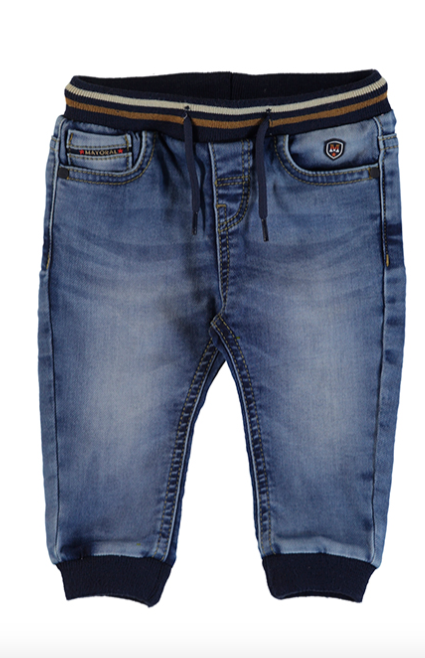 Super soft top denim joggers