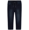 Mayoral elastic waist denim in blue black
