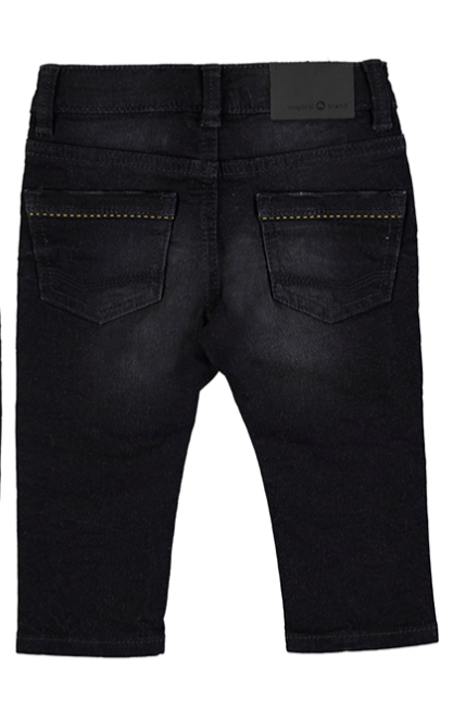 Mayoral - Baby Boys Soft Denim Slim Jeans in Black