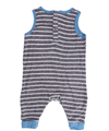 Miki Miette - Andres Tank Romper in Grey and Blue