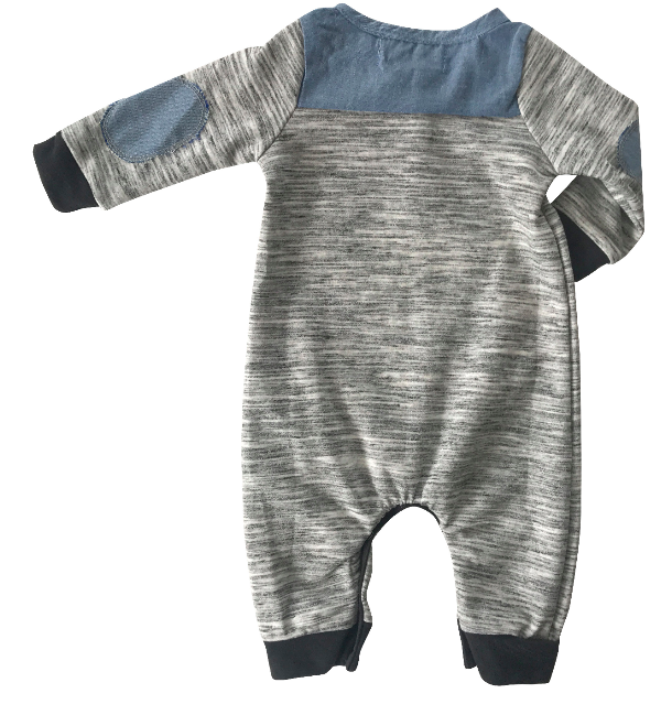 Miki Miette - Logan Papermoon Romper in Marble Grey