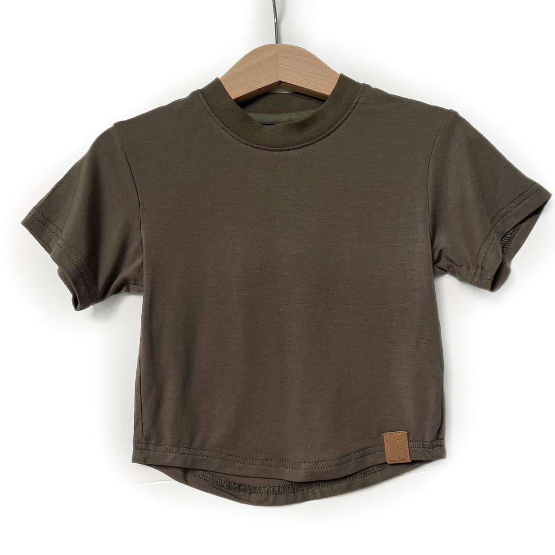 Little Bipsy oversized short-sleeve tee olive