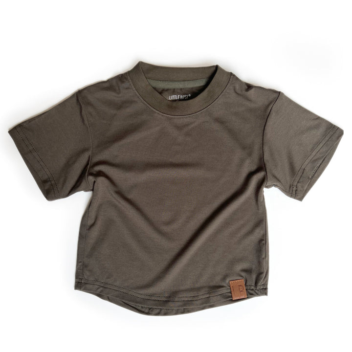 Little Bipsy oversized tee olive