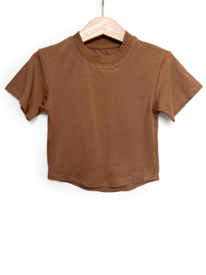 Little Bipsy - Over-sized Bamboo Tee in Spiced Cider