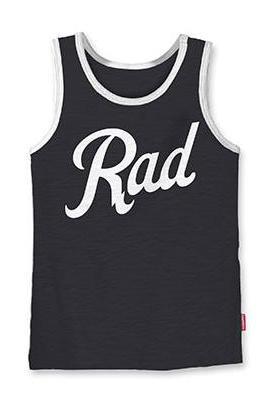 Prefresh Rad tank in black and white