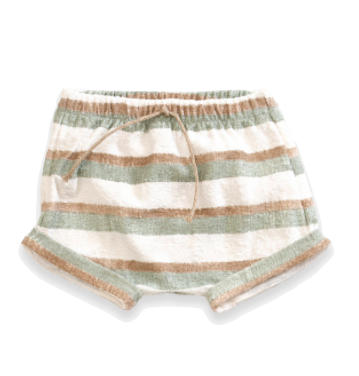 Play up striped baby shorts