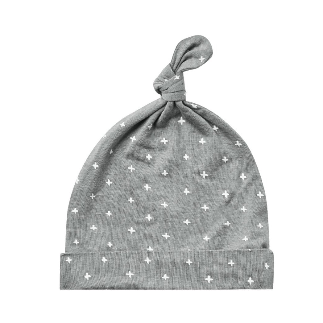 Criss Cross knotted baby hat
