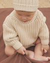 Quincy Mae - Chunky Knit Sweater in Natural