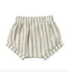 Quincy Mae - Baby Woven Shorts in Sage Stripe