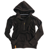 Ampersand Ave - Children's Cozy Half Zip Hoodie in Black