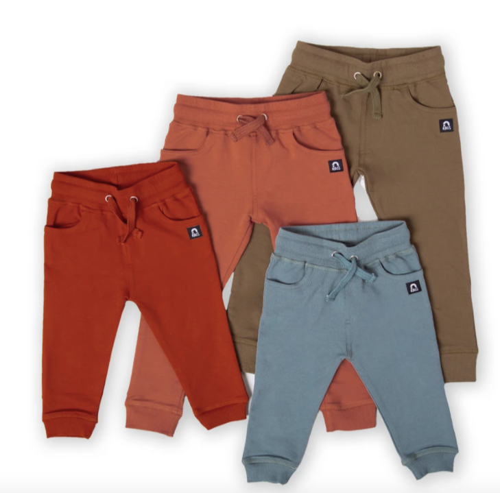 Rags - Essentials Joggers in Copper Brown