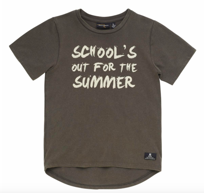 School's out for summer tee