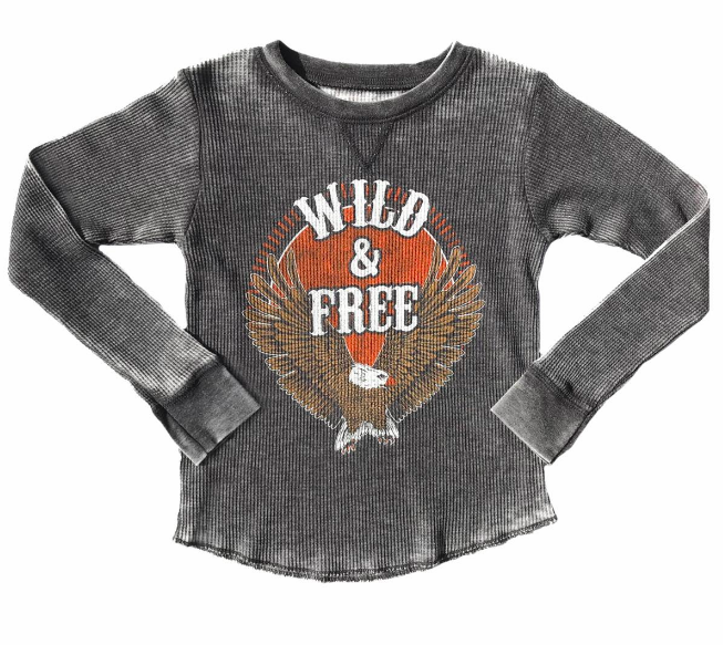 Rowdy Sprout Wild & Free thermal for kids