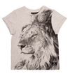 Rock Your Kid Lion Heart Tee Heather Grey