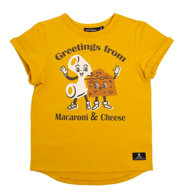 Rock Your Kid Greetings from Macaroni and Cheese shirt